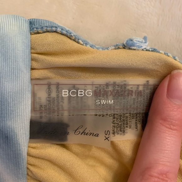 BCBG bikini swim bandeau tip tie dye - Picture 4 of 5